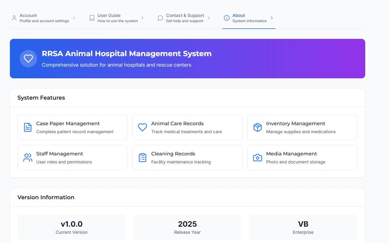 System Information & Features